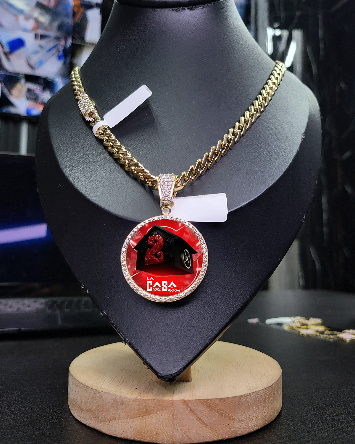 Chocker Monaco + Medalla PortaFoto